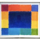 Heinz Mack Pigmentdruck „ohne Titel“ (Farbfelder), Sondergrafik Biennale Venedig 2022, handsigniert, nummeriert 26/50, Blattmaß 70 × 60 cm.