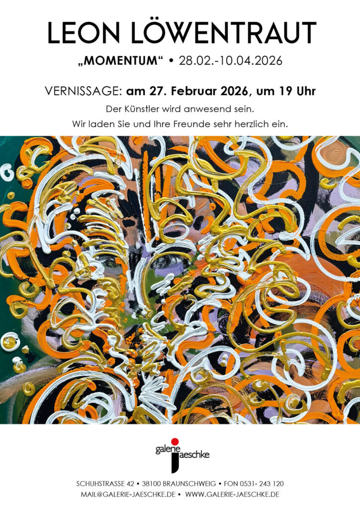 Einladung zur Vernissage Leon Löwentraut