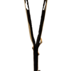 Zeljko Rusic Holzskulptur aus Linde, teilweise geflammt, signiertes Unikat, 202 cm hoch