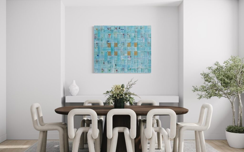 Petra Rös-Nickel Unikat in einem Besprechungsraum