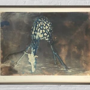 Grafik ‚Giraffe‘ von Johannes Brus