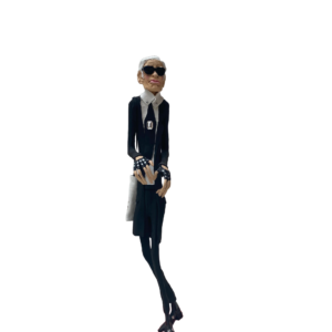 Marina Krohs „Karl Lagerfeld stehend“