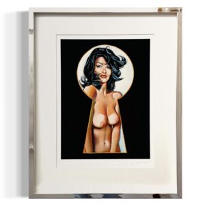 Giclée-Druck „Brunette“ von Mel Ramos