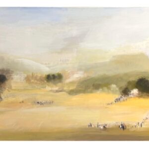 Acrylgemälde „Parklandschaft“ von Leander