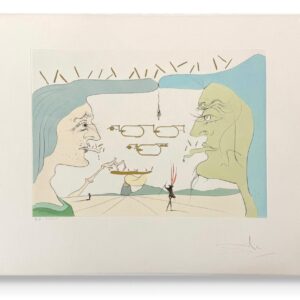 Salvador Dalí „Hommage a Leonardo Da Vinci“