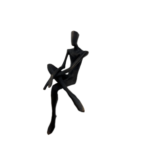 Bronzeskulptur „Holger“ von Nando Kallweit – abstrahierte