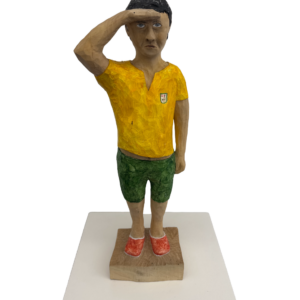 Holzskulptur „Anton“ von Günter Hinrichs-Selle