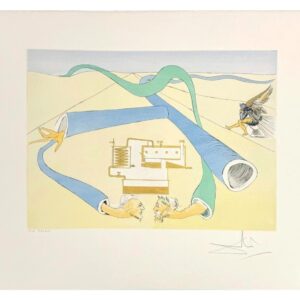 Salvador Dalí „Hommage a Leonardo Da Vinci“