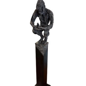 Zeljko Rusic Holzskulptur aus patinierter Eiche