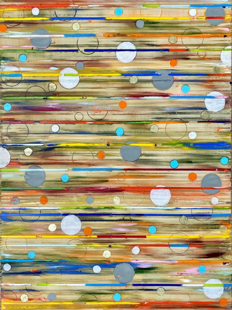 Petra Roes Nickel harmonic spectrum 120x160cm Original 2024 4.800 E
