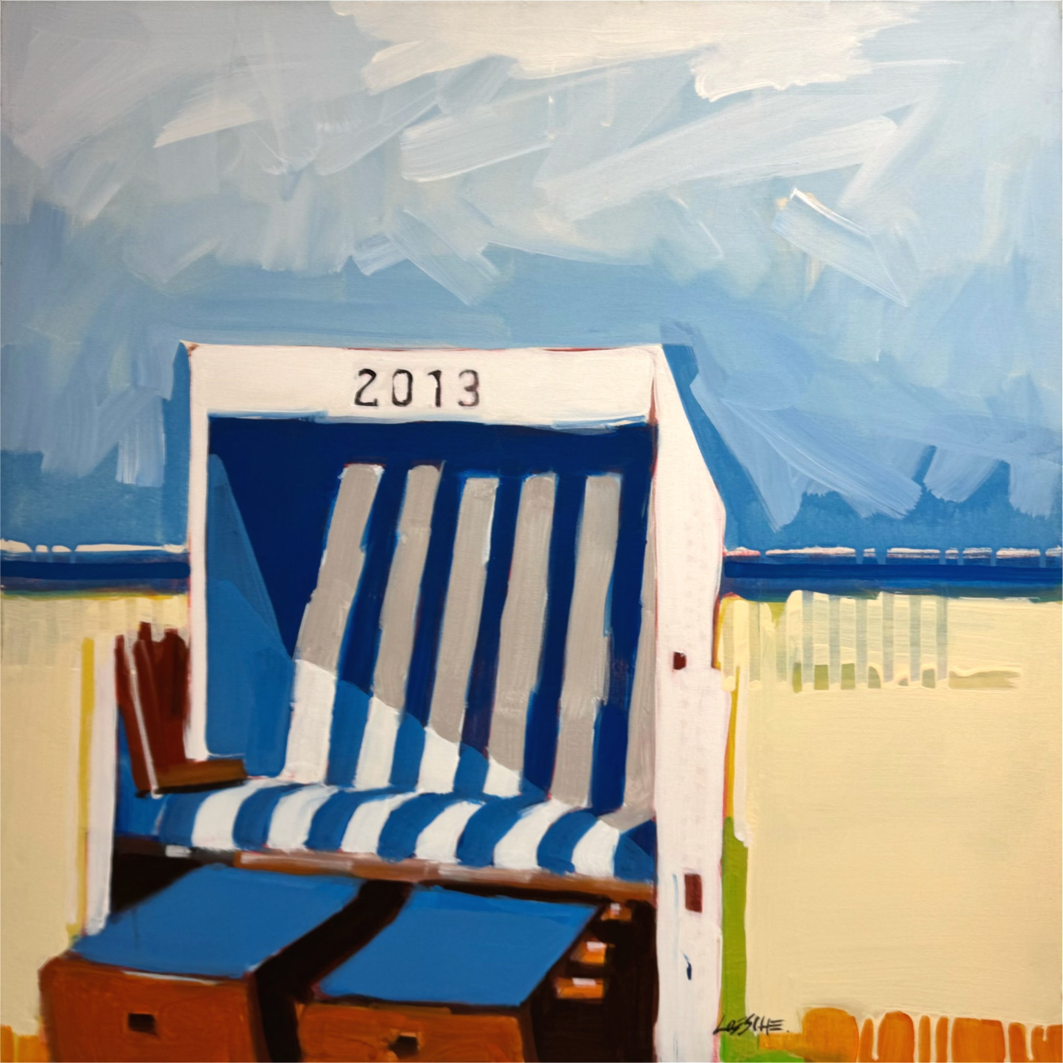 Wolfgang Loesche, „Strandkorb“, 2013